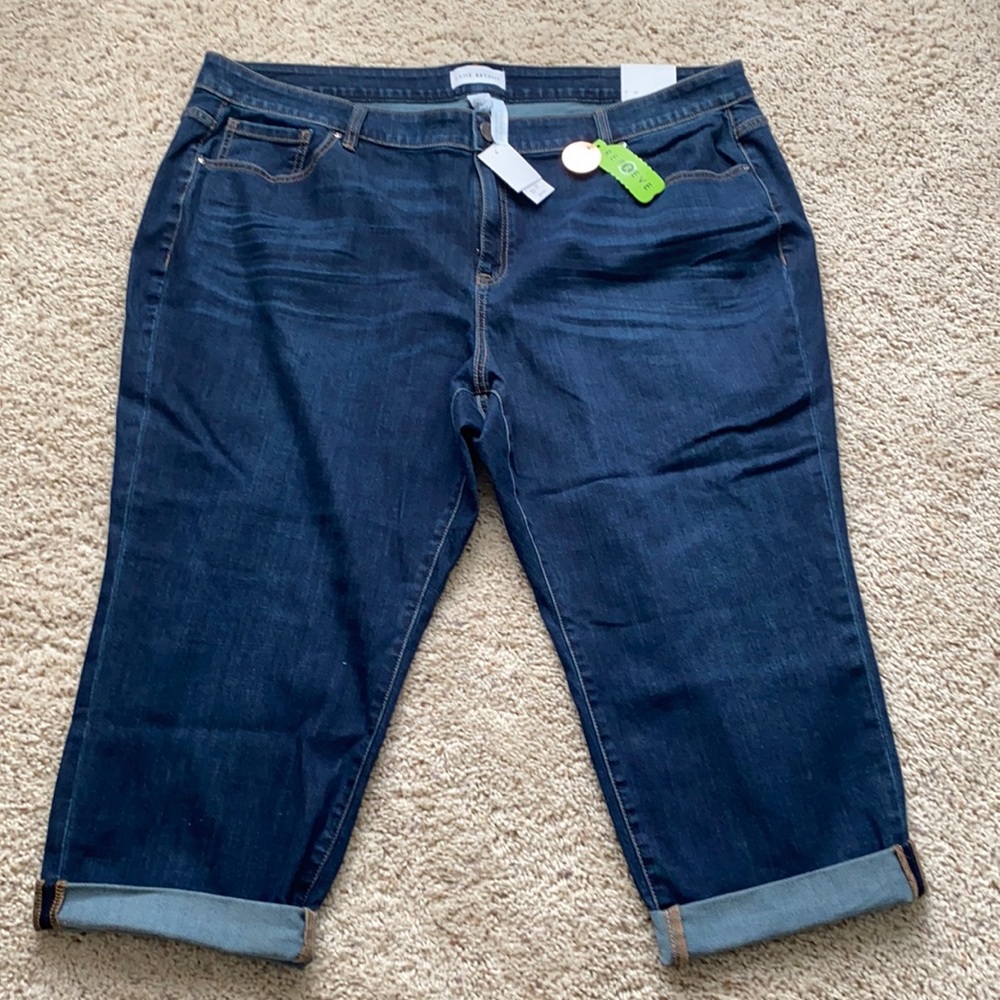 Lane Bryant Girlfriend Crop mid-rise size 24